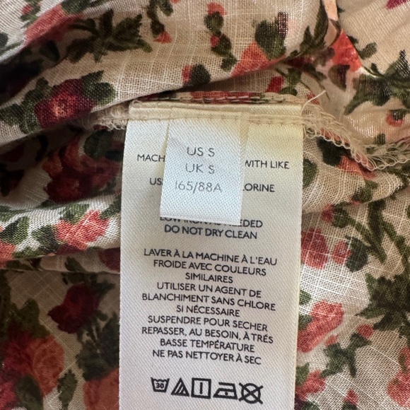 Floral Free People Button Up Blouse - Picture 6 of 7